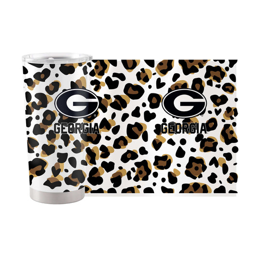 Georgia 20oz Neutral Leopard Stainless Steel Tumbler - Logo Brands - Flyclothing LLC