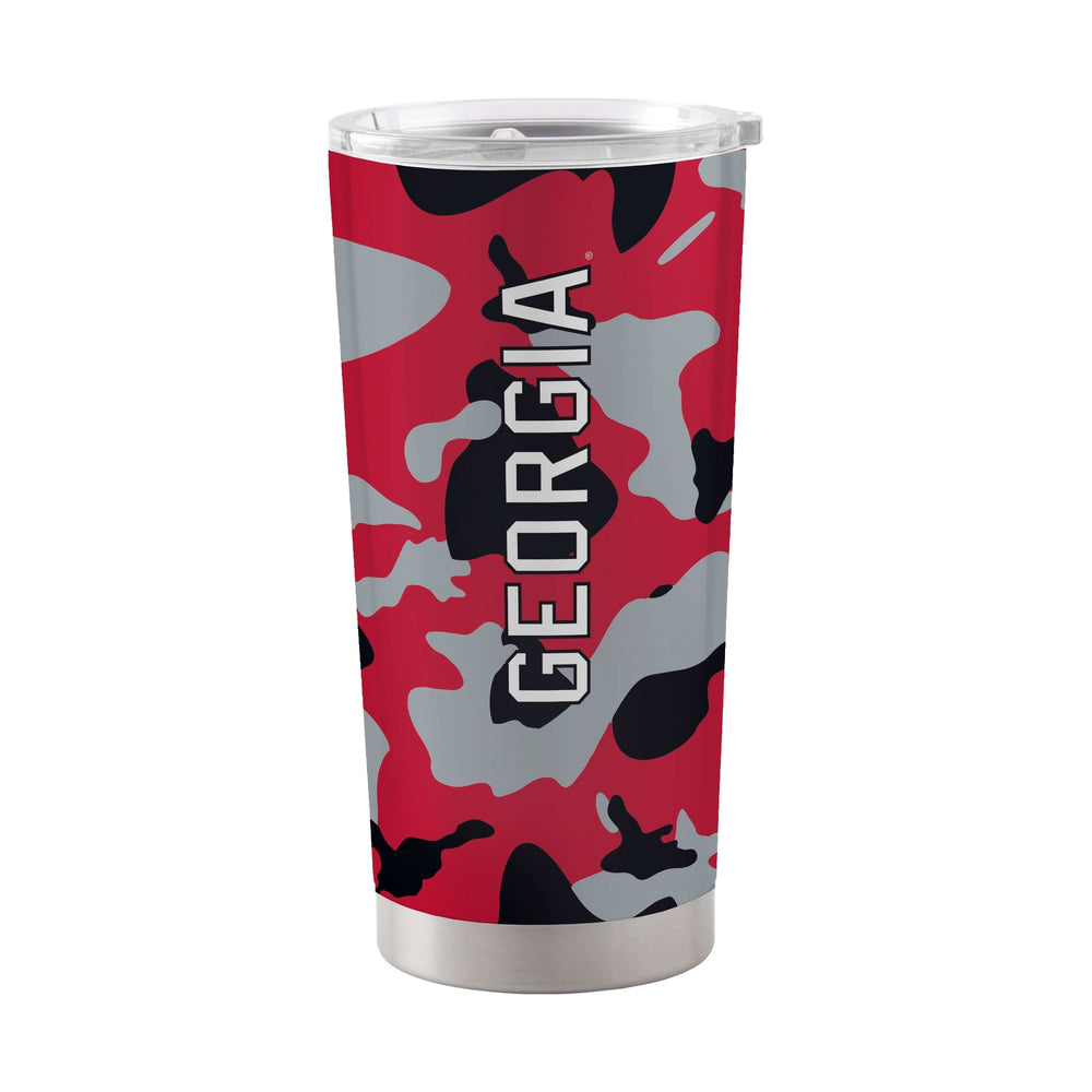 Georgia 20oz Camo Stainless Steel Tumbler - Logo Brands - Flyclothing LLC