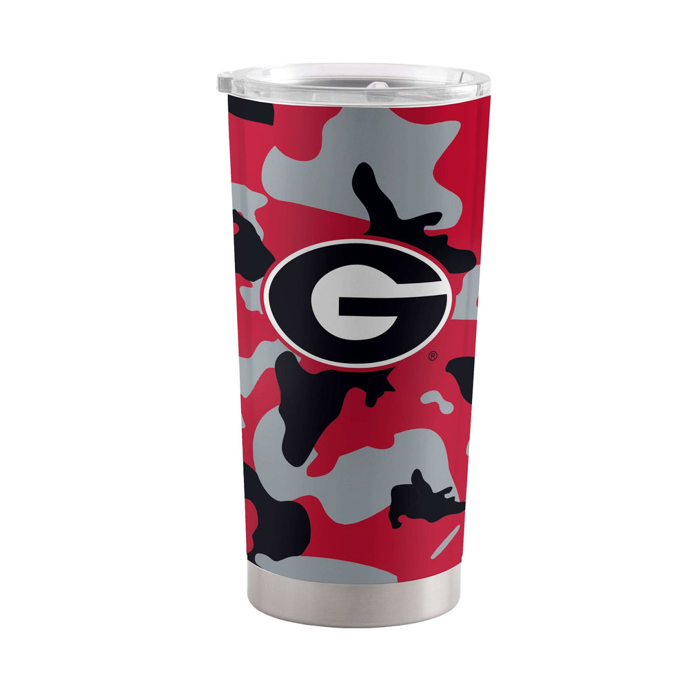 Georgia 20oz Camo Stainless Steel Tumbler - Logo Brands - Flyclothing LLC