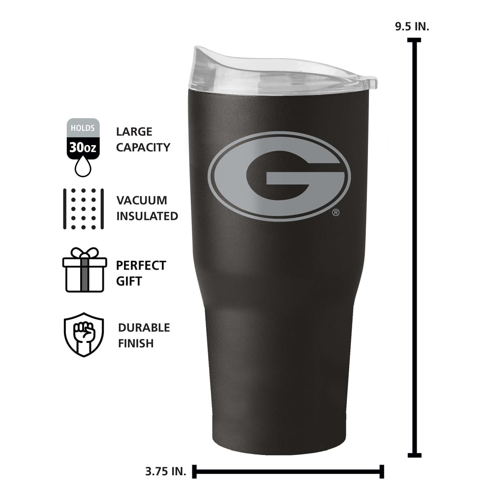 Georgia 30oz Etch Powder Coat Tumbler - Logo Brands - Flyclothing LLC