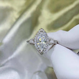 2 Carat Moissanite 925 Sterling Silver Ring - Trendsi - Flyclothing LLC