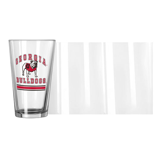 Georgia Vault 16oz Archway Pint Glass - Logo Brands - Flyclothing LLC