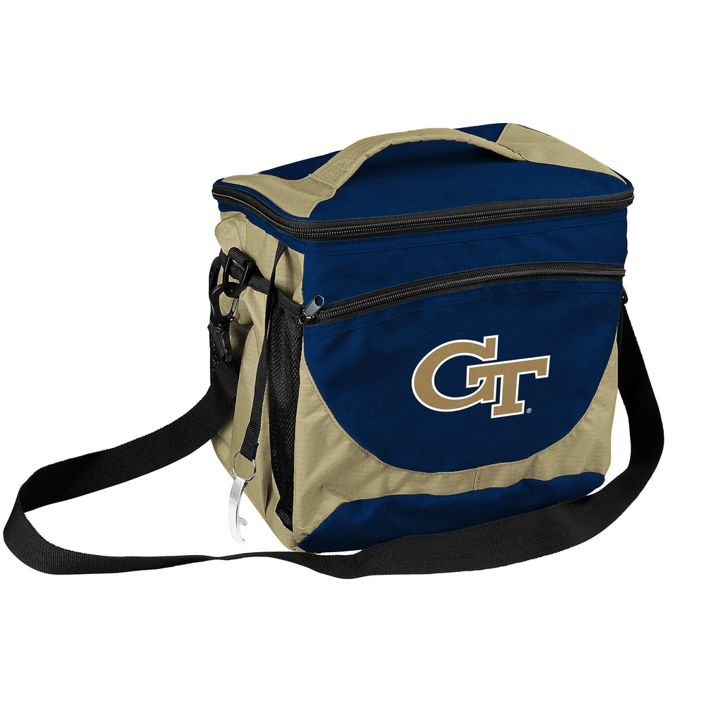 GA Tech 24 Can Cooler - Logo Brands - Flyclothing LLC