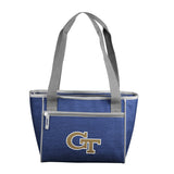 Georgia Institute of Technology Navy 16 Can Cooler Tote f/ Primary Logo - Logo Brands - Flyclothing LLC