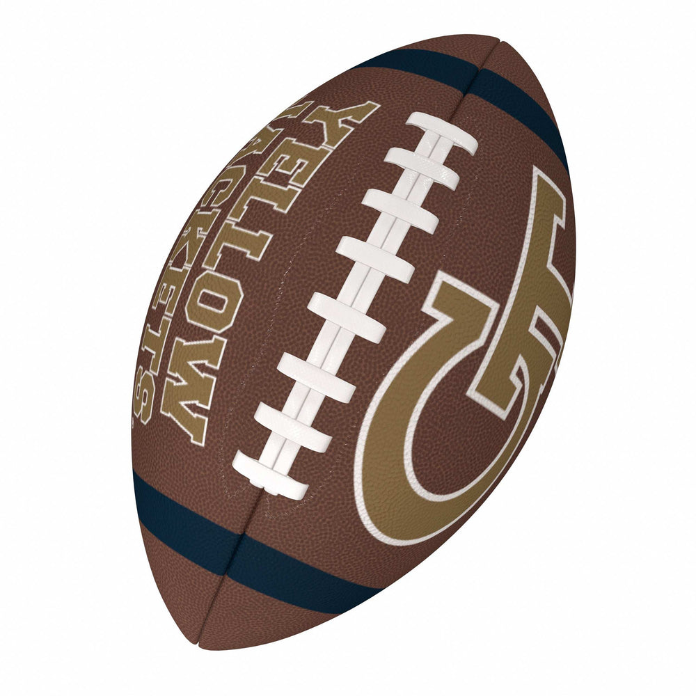 GA Tech Team Stripe Official-Size Composite Football - Logo Brands - Flyclothing LLC