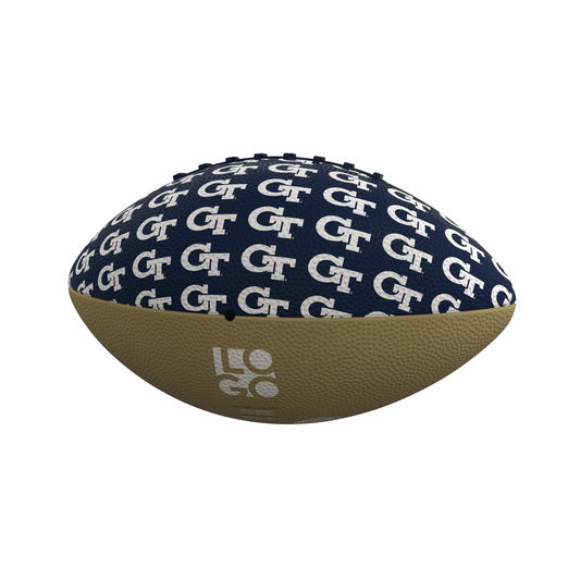 Georgia Tech Mini Size Rubber Football - Logo Brands - Flyclothing LLC