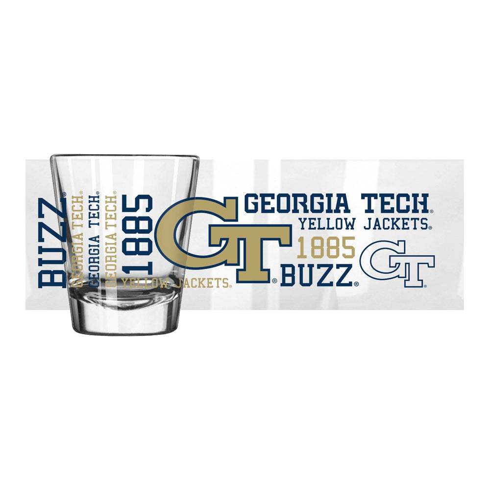 Georgia Tech 2oz Spirit Shot Glass - Logo Brands - Flyclothing LLC