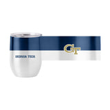 Georgia Tech 16oz Colorblock Stainless Curved Beverage - Logo Brands - Flyclothing LLC