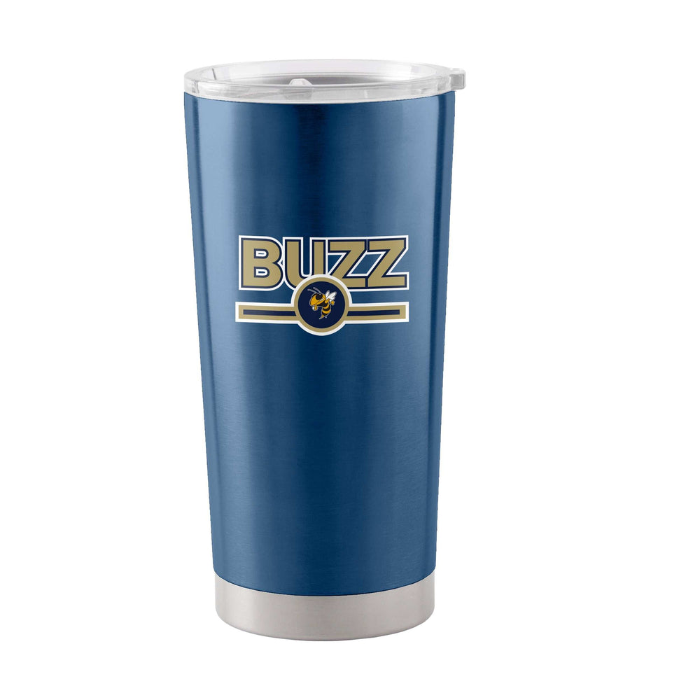 GA Tech 20oz Letterman Stainless Tumbler - Logo Brands - Flyclothing LLC