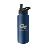 GA Tech 34oz Campus Color Stainless Quencher Bottle - Logo Brands - Flyclothing LLC