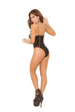 Elegant Moments Black Opaque Teddy 1438 - Elegant Moments - Flyclothing LLC