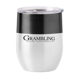 Grambling State Colorblock 16oz Stainless Curved Beverage - Logo Brands - Flyclothing LLC