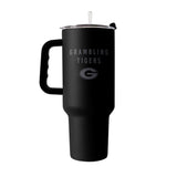 Grambling 40oz Black Tonal Powder Coat Tumbler - Logo Brands - Flyclothing LLC
