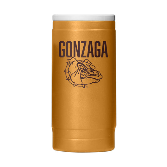Gonzaga 12oz Oak Huddle Powdercoat SlimCan Coolie - Logo Brands - Flyclothing LLC