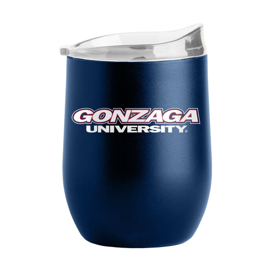 Gonzaga 16oz Flipside Powder Coat Curved Bev - Logo Brands - Flyclothing LLC