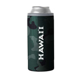 Hawaii 12oz Camo Swagger Slim Can Coolie - Logo Brands - Flyclothing LLC