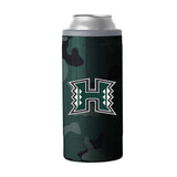 Hawaii 12oz Camo Swagger Slim Can Coolie - Logo Brands - Flyclothing LLC