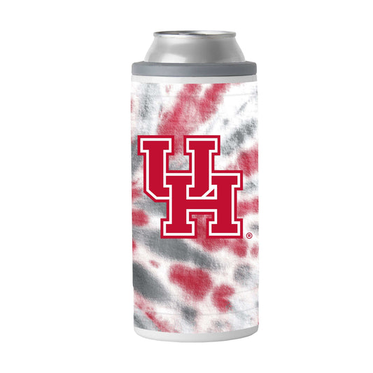 Houston 12oz Tie Dye Slim Can Coolie - Logo Brands - Flyclothing LLC