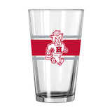 Houston Vault 16oz Stripe Pint Glass - Logo Brands - Flyclothing LLC