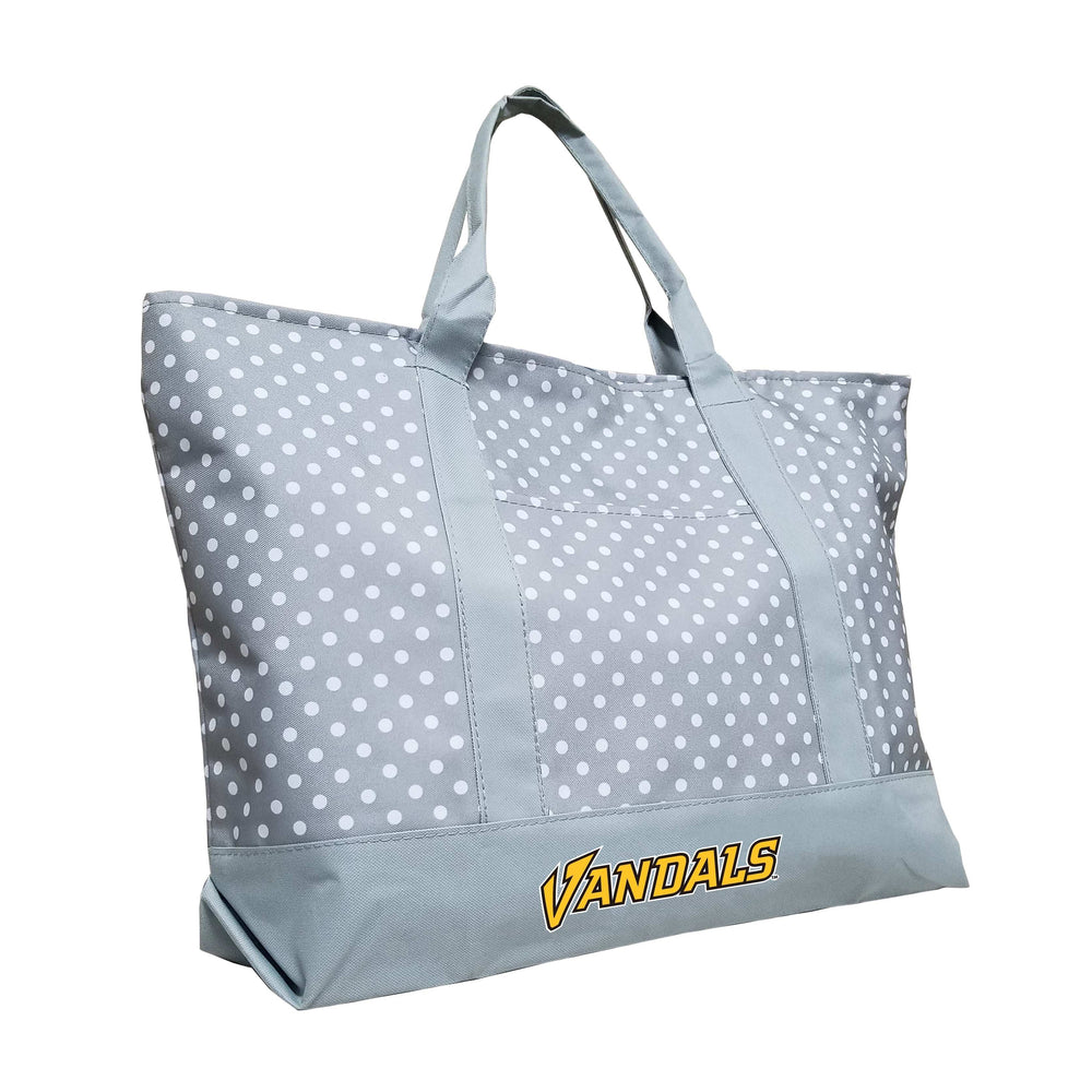 University of Idaho Gray Dot Tote f/ Primary Logo - Logo Brands - Flyclothing LLC