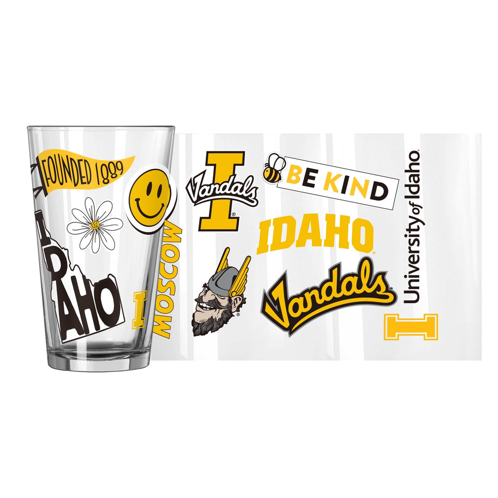 Idaho 16oz Native Pint Glass - Logo Brands - Flyclothing LLC