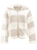 Full Size Plaid Zip Up Long Sleeve Jacket - Trendsi - Flyclothing LLC