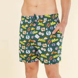 The Wine Dine & 69 | Route 69 Men’s Pajama Shorts - Shinesty - Flyclothing LLC