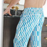 The Hamptons | Blue Mosaic Stripe SleepDeep™ Men’s Pajama Joggers - Shinesty - Flyclothing LLC