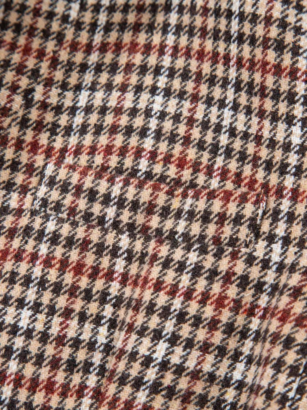 Houndstooth Lapel Collar Blazer - Trendsi - Flyclothing LLC
