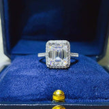 5 Carat Moissanite 925 Sterling Silver Ring - Trendsi - Flyclothing LLC