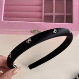 Alloy Bow Trim Headband - Trendsi - Flyclothing LLC