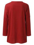 Full Size Round Neck Long Sleeve T-Shirt - Trendsi - Flyclothing LLC