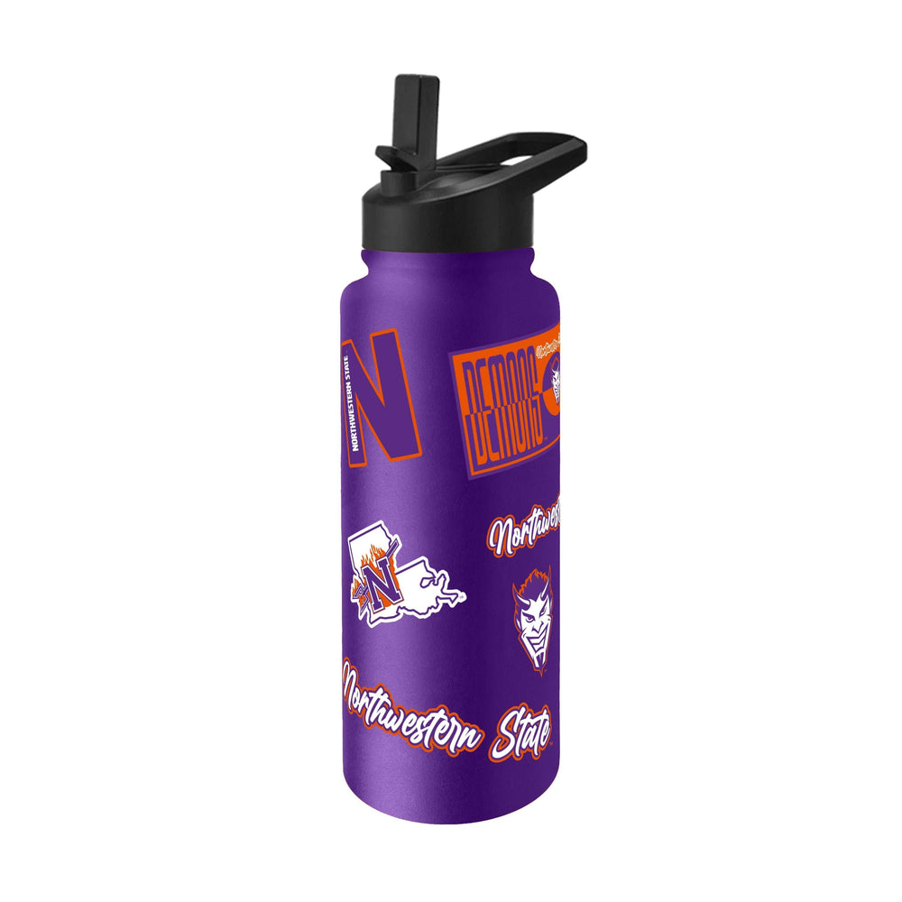Northwestern State 34oz Dreamweave Quencher Bottle - Logo Brands - Flyclothing LLC