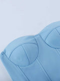 Sweetheart Neck Tube Top - Trendsi - Flyclothing LLC