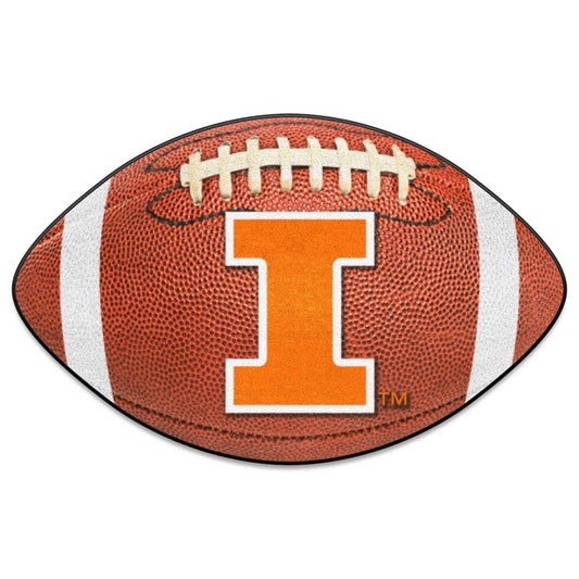 University of Illinois Football Mat - Logo Brands - Flyclothing LLC
