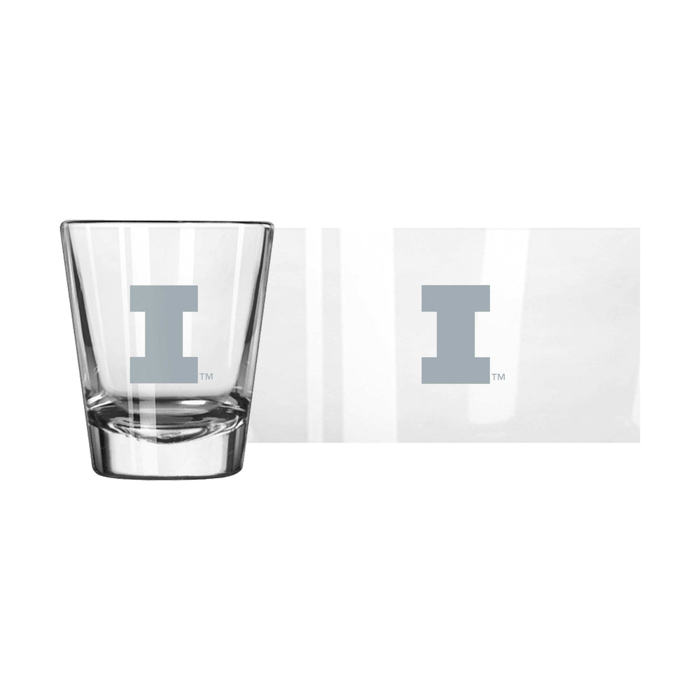 Illinois 2oz Frost Shot Glass - Logo Brands - Flyclothing LLC