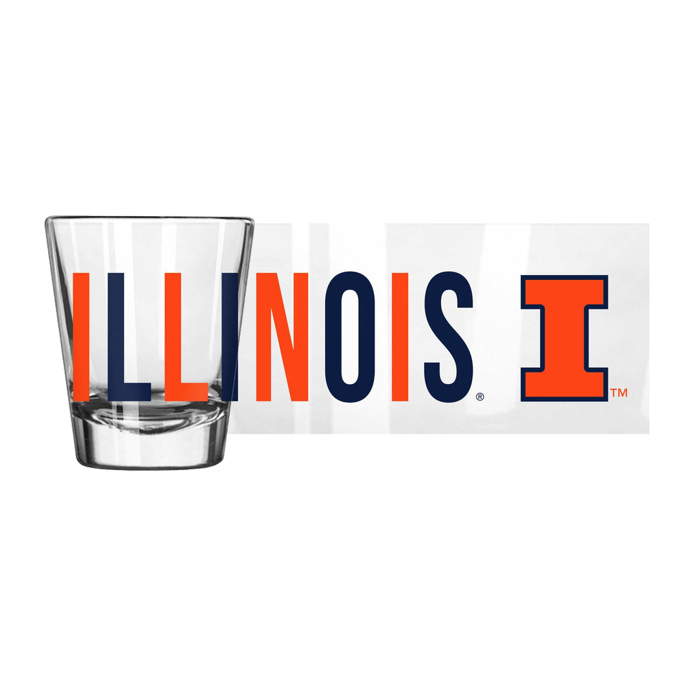 Illinois 2oz Overtime Shot Glass - Logo Brands - Flyclothing LLC
