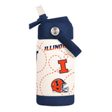 Illinois 12oz Mascot SS Kids Bottle - Logo Brands - Flyclothing LLC