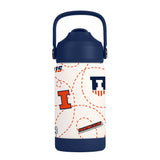 Illinois 12oz Mascot SS Kids Bottle - Logo Brands - Flyclothing LLC
