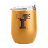 Illinois 16oz Huddle Powder Coat Curved Bev - Logo Brands - Flyclothing LLC