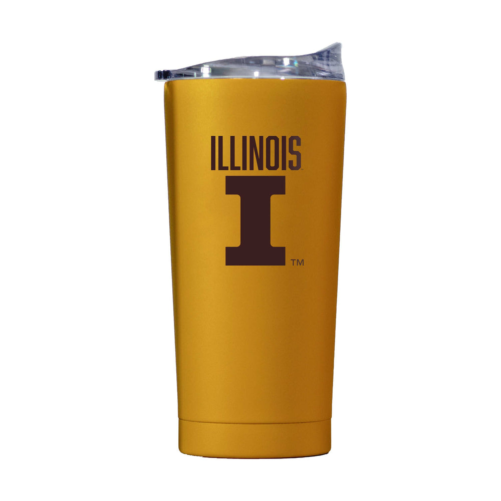Illinois 20oz Huddle Powder Coat Tumbler - Logo Brands - Flyclothing LLC