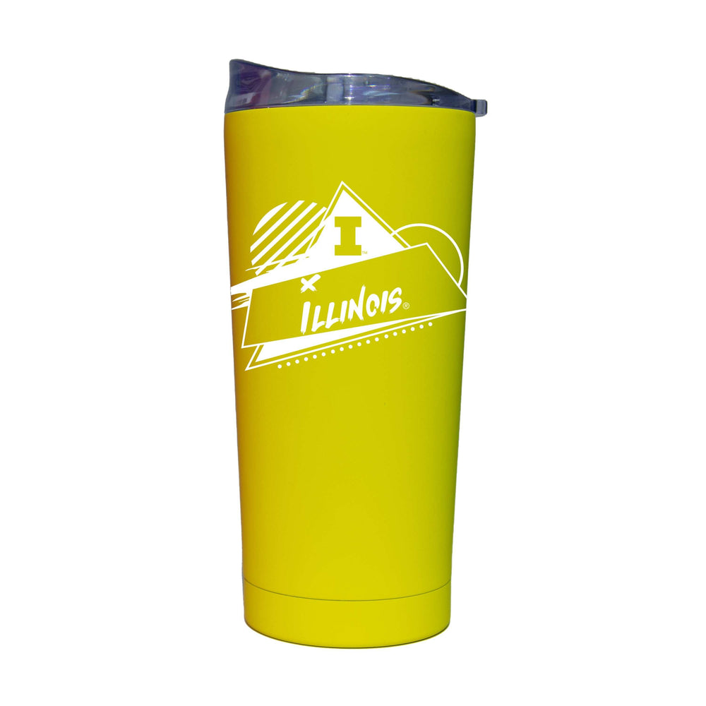 Illinois 20oz Cru Rad Soft Touch Tumbler - Logo Brands - Flyclothing LLC