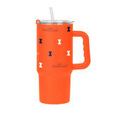Illinois 24oz Step And Repeat Tumbler w/Handle - Logo Brands - Flyclothing LLC