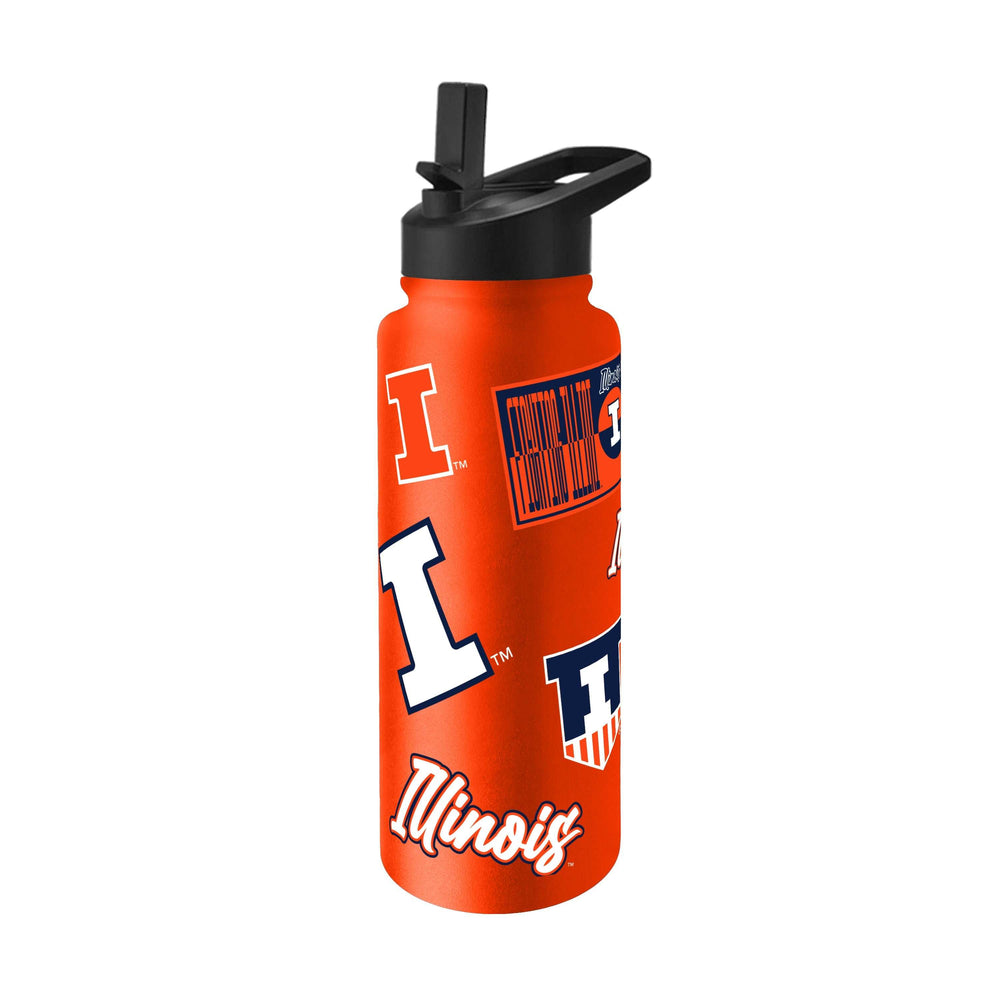 Illinois 34oz Dreamweave Quencher Bottle - Logo Brands - Flyclothing LLC