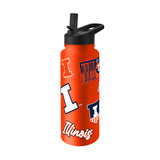 Illinois 34oz Dreamweave Quencher Bottle - Logo Brands - Flyclothing LLC