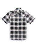 Men's Ely Cattleman Short Sleeve Western Wrinkle Resistant Plaid Shirt - Ely Cattleman - Flyclothing LLC