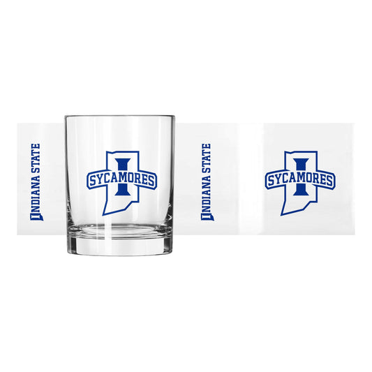 Indiana State 14oz Gameday Rocks Glass - Logo Brands - Flyclothing LLC