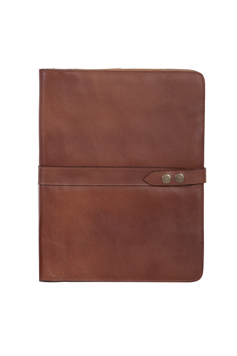Scully MAHOGANY SNAP CLOSURE LETTER PAD - Scully Leather - Flyclothing LLC