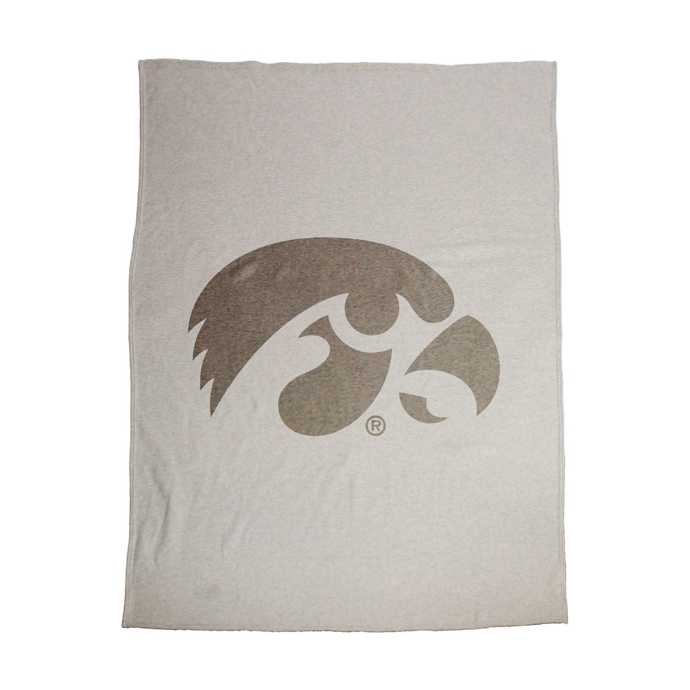 Iowa Oversized Logo Sublimated Sweatshirt Blanket - Logo Brands - Flyclothing LLC