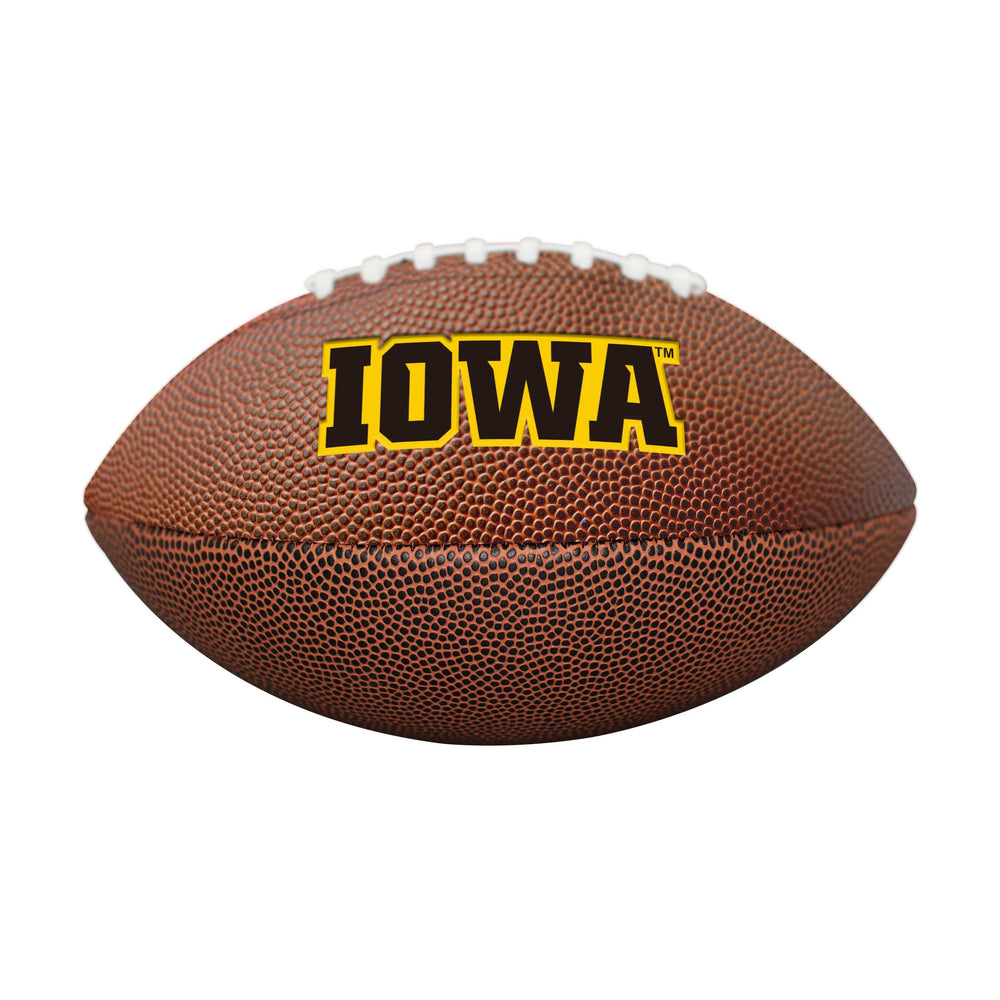 Iowa Mini Size Composite Football - Logo Brands - Flyclothing LLC